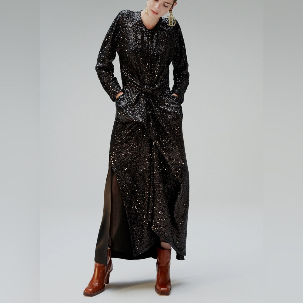 Sz XL Preen by Thornton Bregazzi Scoop Neck Dress NWT
